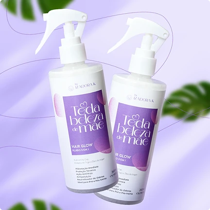 Kit com duas unidades do Hair Glow